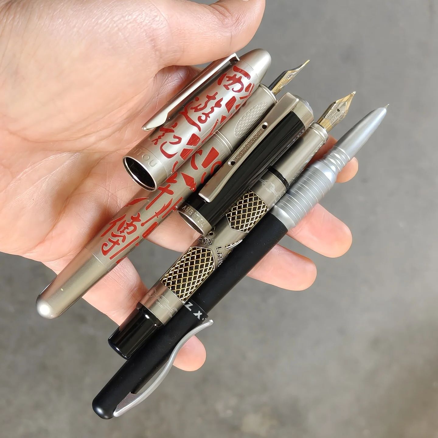 Vintage Collectible Pens - 3 винтажные редкие перьевые ручки, с